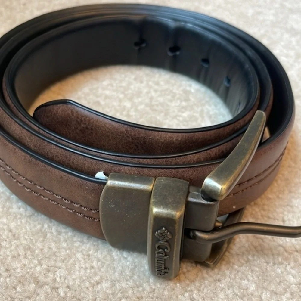Columbia reversible black to brown belt